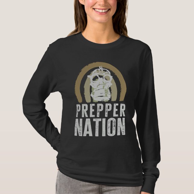 T-shirt Prepper Nation  2 (Devant)
