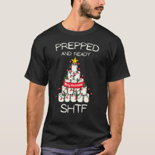 T-shirt Prepper SHTF Toilette Papier Arbre Prepper