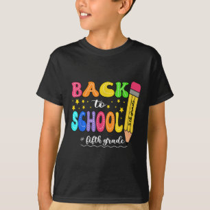 T-shirt Preppy Bonjour 5e année pour le premier jour Retou