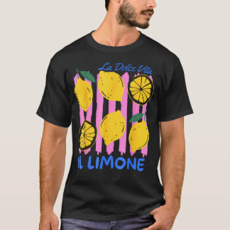 T-shirt Preppy Coastal Grand-mère Italien Limoncello Socia