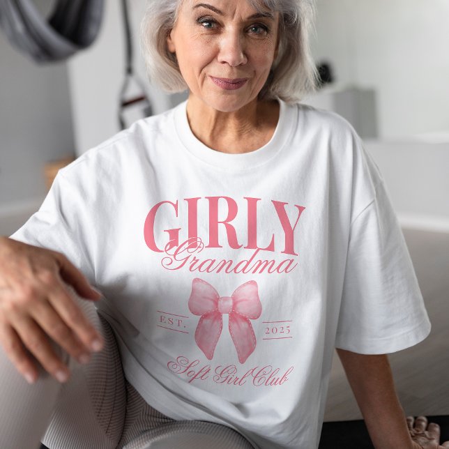 T-shirt Preppy Coquette Mama Personnalisée Girly Grand-mèr (Créateur téléchargé)
