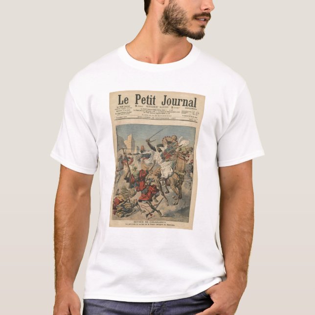 T-shirt Près de Casablanca le remplissage de goumiers (Devant)