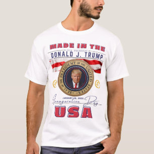 T-shirt Prés officiel. Chemise du jour de l'investiture de