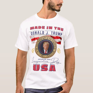 T-shirt Prés officiel. Chemise du jour de l'investiture de