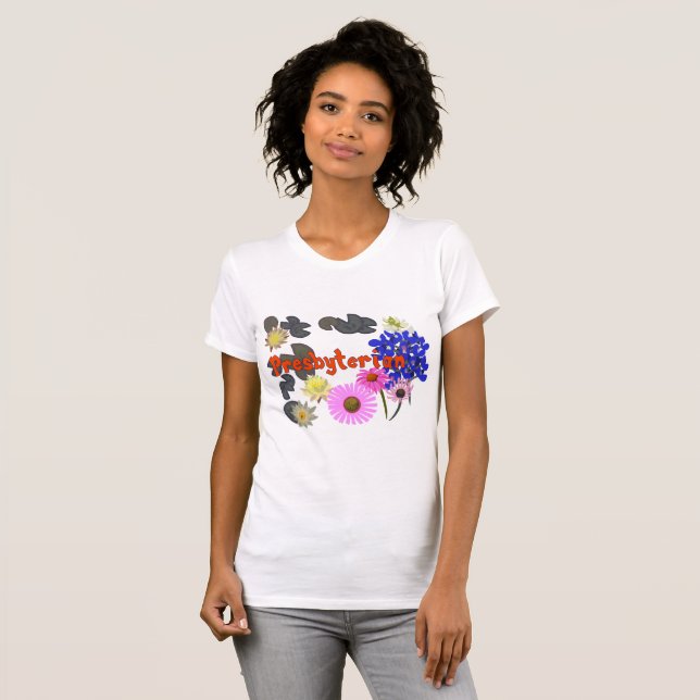T-shirt presbytérien (multifleur) (Devant entier)