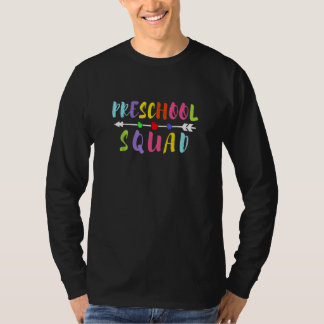 T-shirt Preschool Squad Preschool Team Teachers Back To Sc