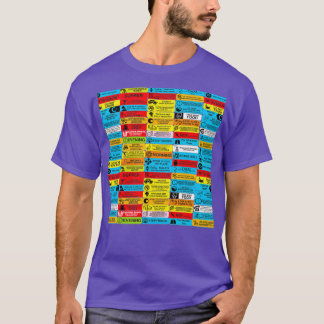 T-shirt Prescription warning labels 1