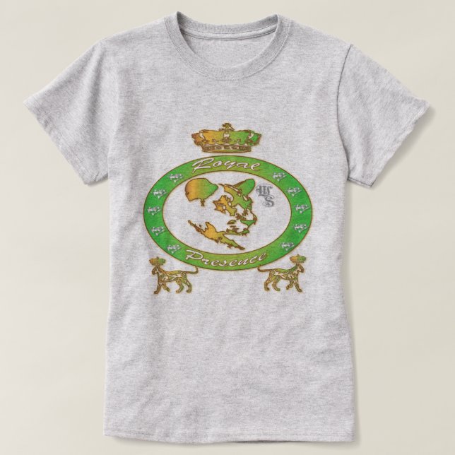 T-shirt Présence royale (femmes) (Design devant)