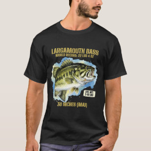 T-shirt Présentation éducative de l'achigan à grande bouch