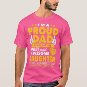 T-shirt Présentations Pour Papa De Fille Fête des pères Dr