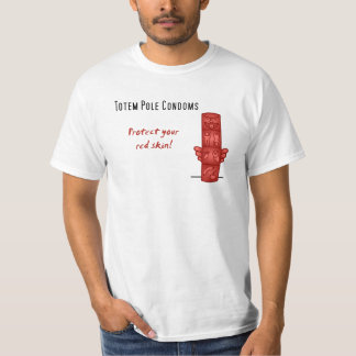 T-shirt Préservatifs de Polonais de totem : Protégez votre
