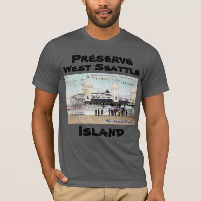 T-shirt Préserver West Seattle Island Grande figure 8 (Devant)