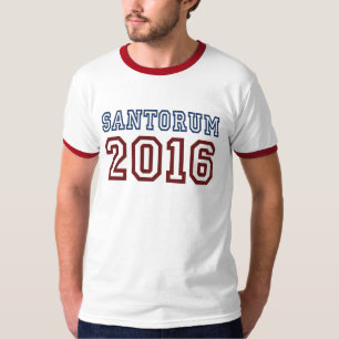 T-shirt Président 2016 police sportive de Rick Santorum