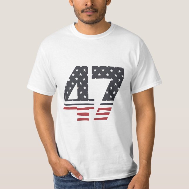 T-shirt Président 47 | 47e président des états-unis (Devant)