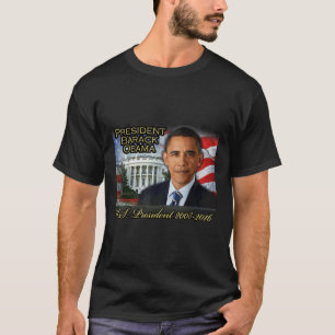 T-shirt Président Barack Obama 2008-2016 Président des Éta