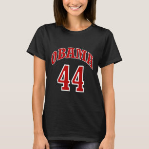 T-shirt Président Barack Obama 44 Chemise Faux Jersey 44e 