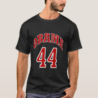 Président Barack Obama 44 Chemise Faux Jersey 44e