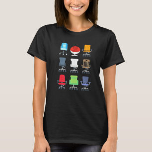 T-shirt Président de bureau Secrétaire Chef Travail récept