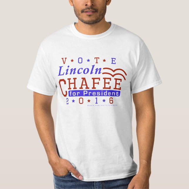 T-shirt Président de Lincoln Chafee élection 2016 (Devant)