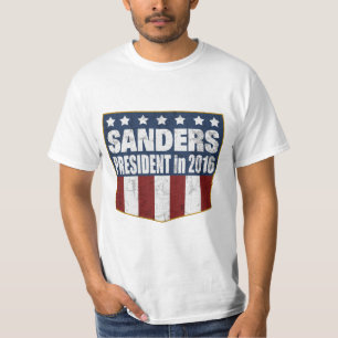 T-shirt Président de ponceuses de Bernie en 2016