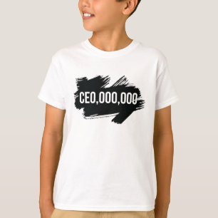 T-shirt Président, entrepreneur 000.000