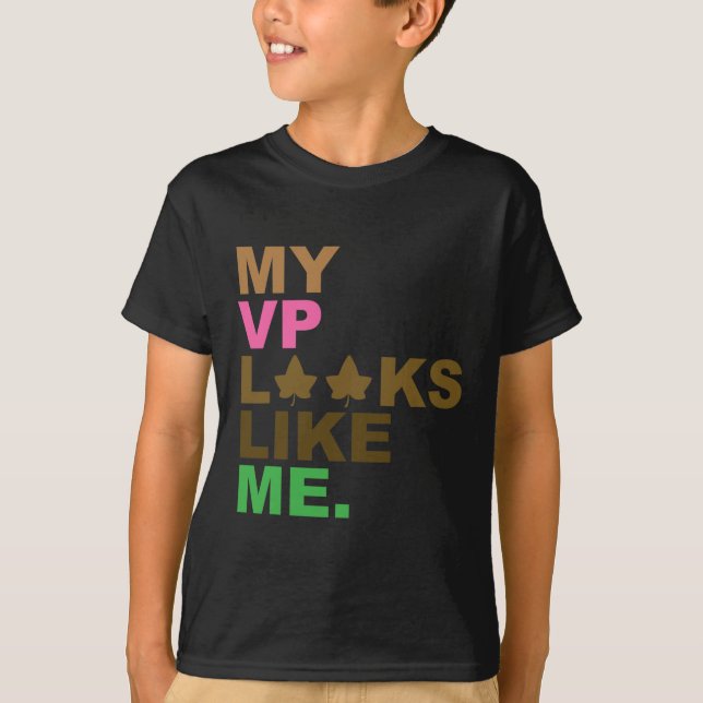 T-shirt Président Kamala Harris Mon Vp Me Semble Melani (Devant)