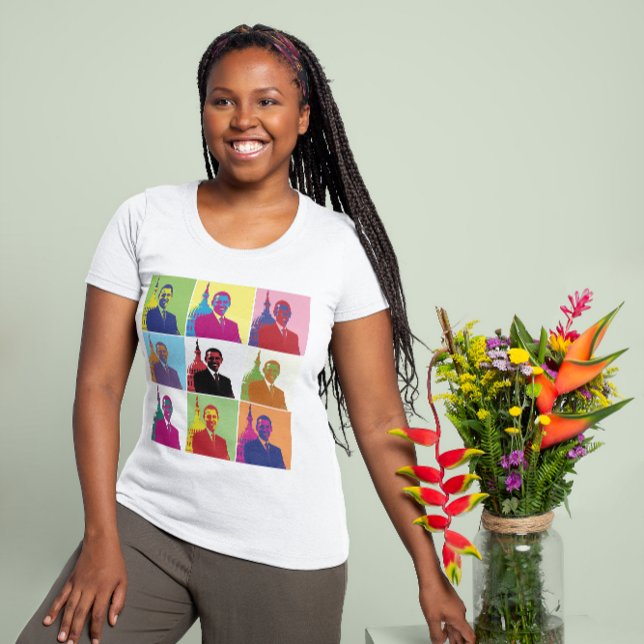 T-shirt Président Obama Pop Art Femmes (President Obama Pop Art Women's T-Shirt)