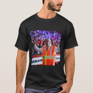 T-shirt Président Trump Éboueur Gilet Méga 202