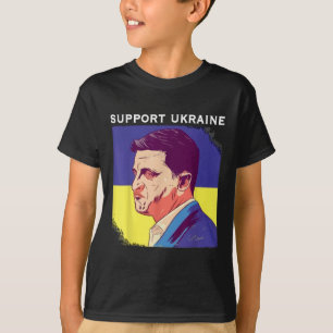 T-shirt Président Zelensky Ukraine Volodymyr Zelensky Ukra