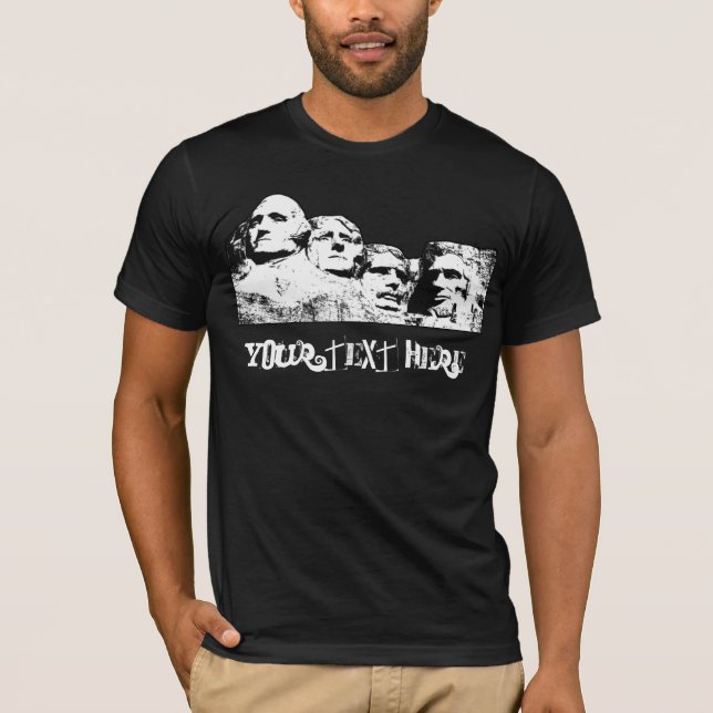T-shirt Présidents du mont Rushmore (Devant)