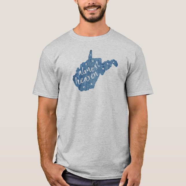 T-shirt Presque Ciel Virginie-Occidentale (Devant)