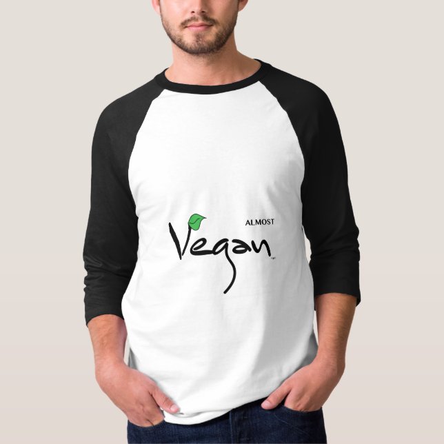 T-shirt Presque Vegas avec la feuille verte (Devant)