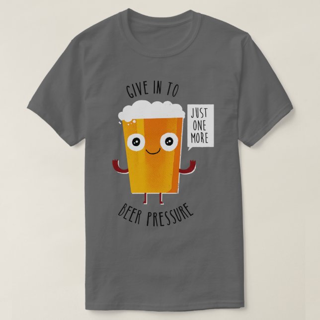 T-shirt Pression de la bière (Design devant)