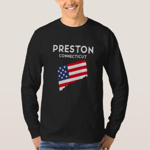 T-shirt Preston Connecticut USA État Amérique Voyage Conne