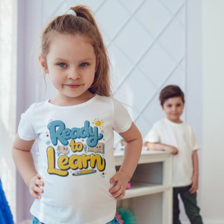 T-Shirt Prêt à apprendre un design de retour à l'école amu