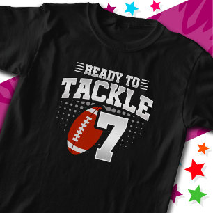 T-shirt Prêt à attaquer 7 Football Party 7e anniversaire