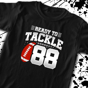 T-shirt Prêt À Attaquer 88 - Joueur De Football Enfants An