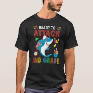 T-shirt Prêt À Attaquer Des Lunettes De Soleil De Requin D