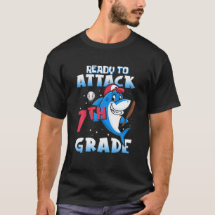 T-shirt Prêt À Attaquer Des Vêtements De 7E Année, Retour 
