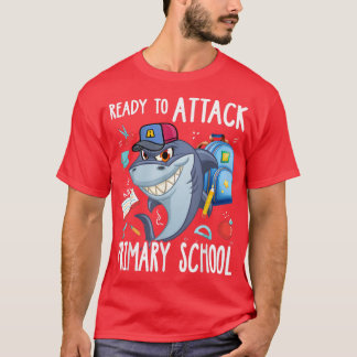 T-shirt Prêt à attaquer l'école primaire Premier jour de l