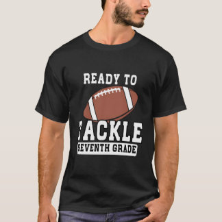 T-shirt Prêt À Atteindre La 7E Année De Retour À L'École S