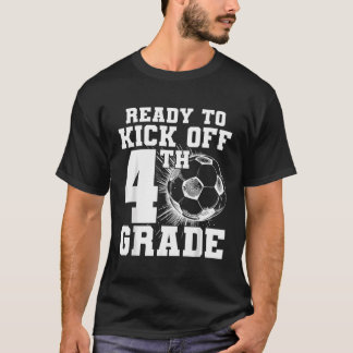 T-shirt Prêt À Commencer La 4E Année Premier Jour De L'Éco