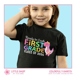 T-Shirt Prêt à écraser le dinosaure de première année