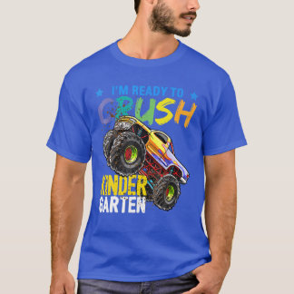 T-shirt Prêt À Écraser Le Dinosaure Du Jardin D'Enfants Re
