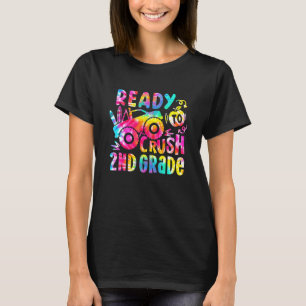 T-shirt Prêt À Écraser Le Garçon De 2E Année Enfant Deuxiè