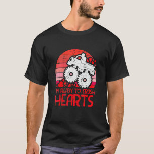T-shirt Prêt À Écraser Les Coeurs Monster Truck Toddler Bo