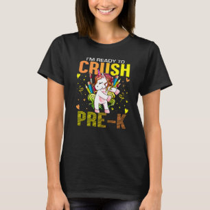 T-shirt Prêt À Écraser Pré K Retour À L'École Pré K Unicor