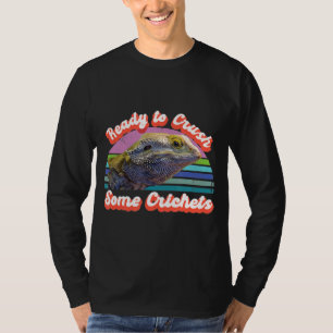 T-shirt Prêt À Écraser Quelques Crickets Lizard Dragon Por