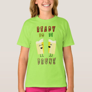 T-shirt Prêt À Être Drunk Wine International 4 August Bièr
