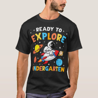 T-shirt Prêt à Explorer la Maternelle Rentrée Scolaire
